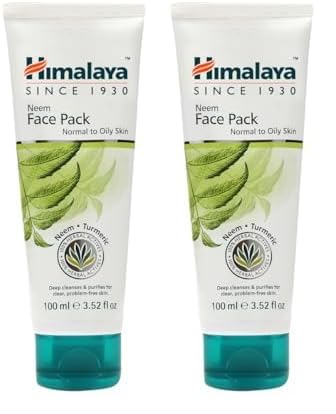 Himalaya Herbals Purifying Neem Pack, 100g Packaging might differ (Pack of 2)