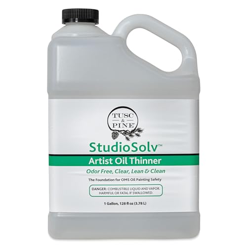Tusc & Pine 60023 Studiosolv™ Odorless Mineral Spirits Gallon - Purified Odor-Free Spirit Solvent cover