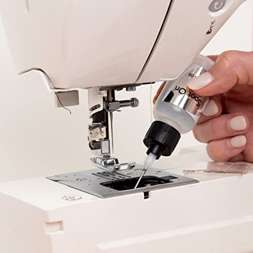 Spot On Sewing Machine Oil - Clear Multi-Purpose Lubricant - 2 Bottles + 2 Precision Applicator Needles - Made In The Usa #TOP1