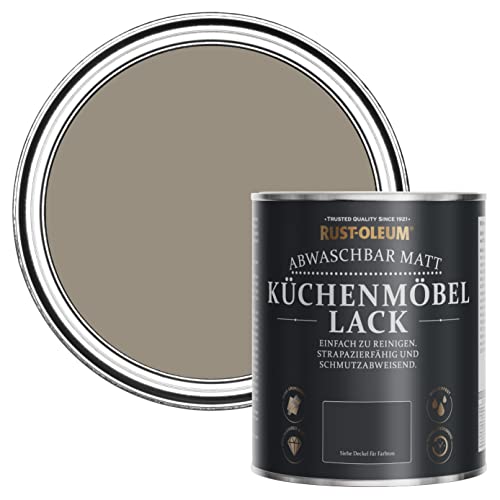 Rust-Oleum abwaschbare Küchenschrankfarbe in braun mit Matt Finish - Kakao 750ML