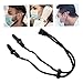 PartyKindom 3PCS Mask Strap Adjuster for Comfort Flexible Elastic Mask Extend Strap Reduces Ear Washable and Durable for Daily Use
