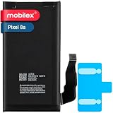 MOBILEX® Batteria G07DF per Google Pixel 8a | Ricarica Rapida 18W | 4492mAh - OEM | Batteria Interna con Adesivo | Capacità Originale