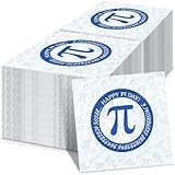 Engrowtic 200 Pcs Pi Symbol Napkin Paper 3.14 Happy Pi Day Guest Napkin 2 Ply Disposable March 14th Party serviette Pack for International Mathematics Day Party Favor Family Table Decoration