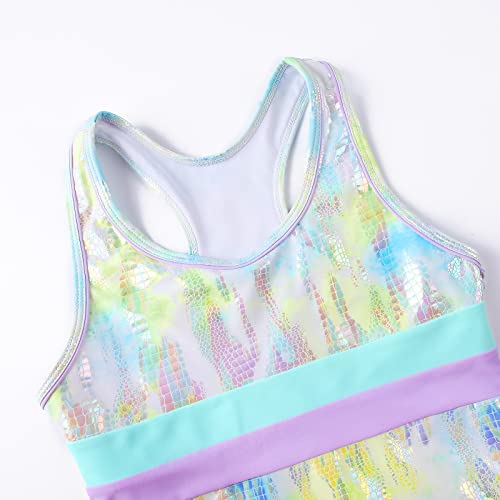 Image of JerrisApparel Little Girls' Summer Two Piece Boyshort Tankini Kids Swimsuit