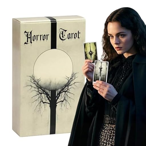 Genérico Cartas de Tarot Góticas - Baraja de Oráculo de Tarot Oscuro Misterioso, Cartas de Adivinación Góticas Únicas | Suministros de Juego Entretenimiento Misterioso para Reuniones Hombres Mujeres | Ya disponible en tu tienda friki favorita! En mundofriki.es!