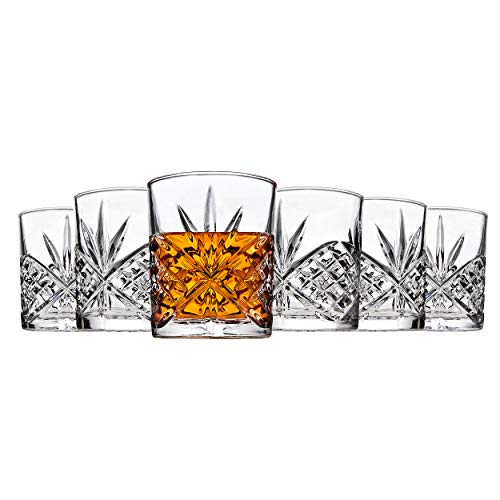 Godinger Dublin Set of 12 Double Old Fashioned Glasses by Godinger - Used condition - US$23.17