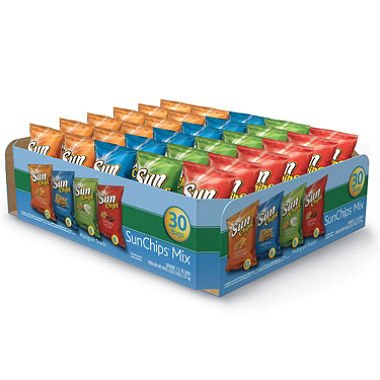 Sun Chips Variety Mix Box (30 Bags)