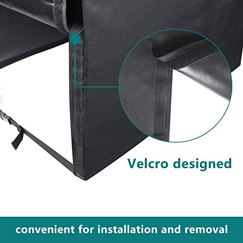 Daisypower Universal Generator Cover, Heavy Duty Weather- Resistant Covers for Most 5000-10000 Watt Portable Generators,Black 32L x 24 W x 24H inches