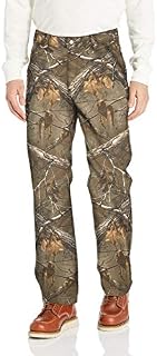 Carhartt Men's Rugged Flex Rigby Camo Dungaree Pant, Realtree Xtra, 34W X 32L