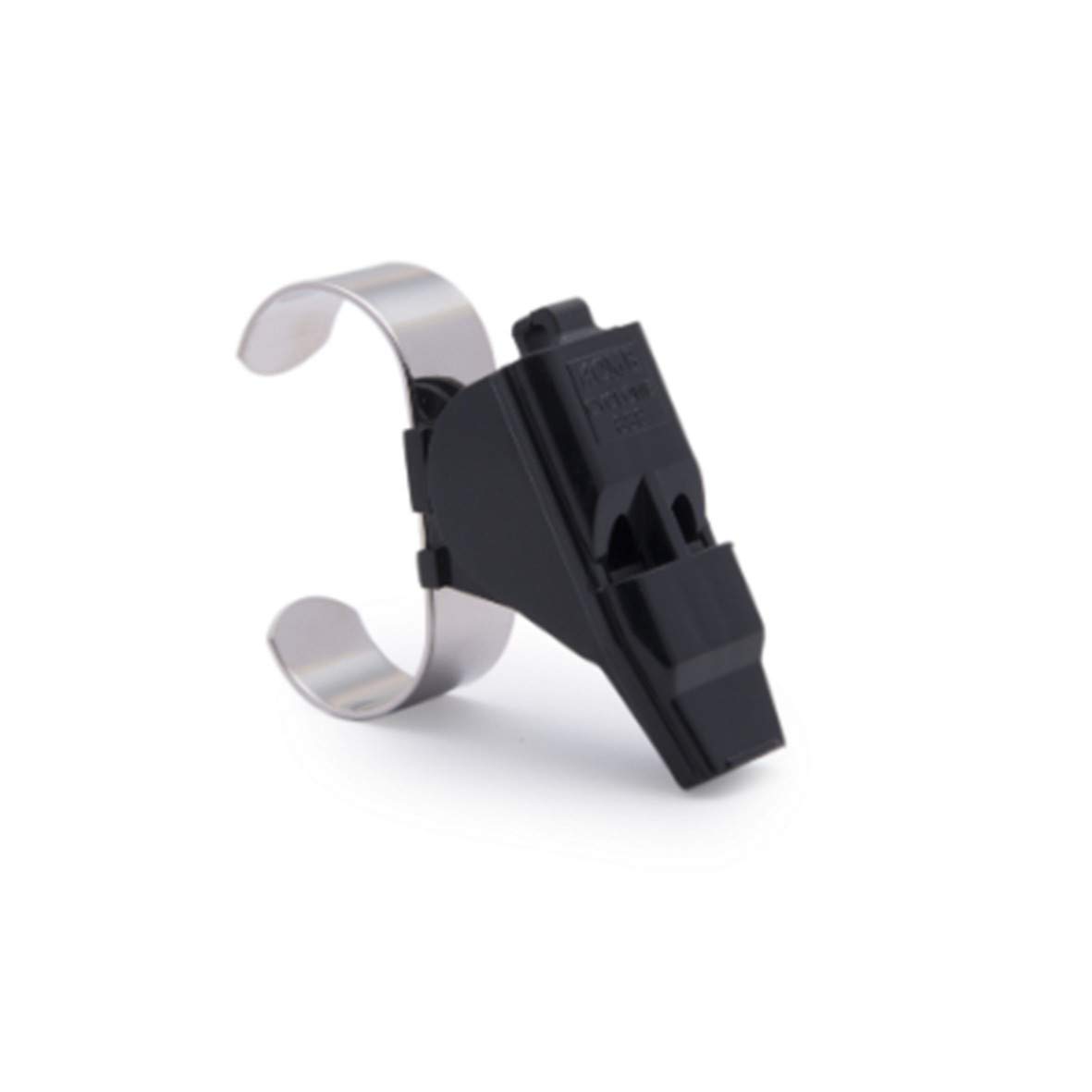 Genuine ACME Professional Quality BPA Free Plastic No. 477/888 AIRFAST Cyclone Whistle with Finger Grip, Small sized, Modulated sound, 119 dBA, Designed and Made in The UK. Black