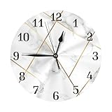 Reloj de pared decorativo: incluye soporte desmontable para exhibición de mesa o pared colgante, perfecto para oficinas, cocinas, aulas, salas de estar, baño, comedor, habitación de invitados, cafetería, biblioteca o cualquier pared