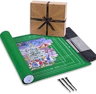 Jaques of London Jigsaw Mat | Roll Up Puzzle Mat for 2000 Piece Jigsaws | Easy to Store | Jigsaw Roll Mat for Adults Jigsaws | Quality Since 1795