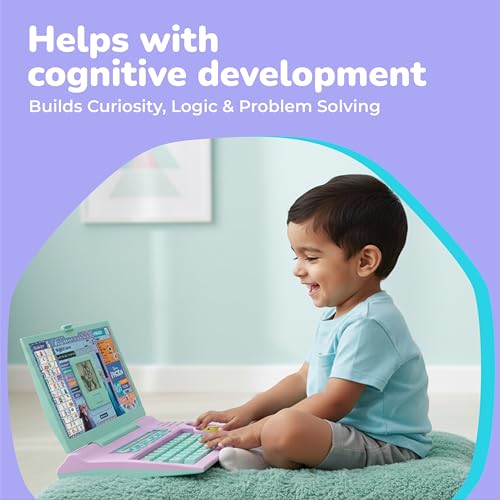 Image of Lifelong Frozen Laptop for Kids 2-5 Yrs | 20-in-1 Fun Learning Modes with Music | Educational Laptop with Alphabet, Words, Games, Numbers | AA Battery Operated Computer Toy with Mouse | Gift for Kids