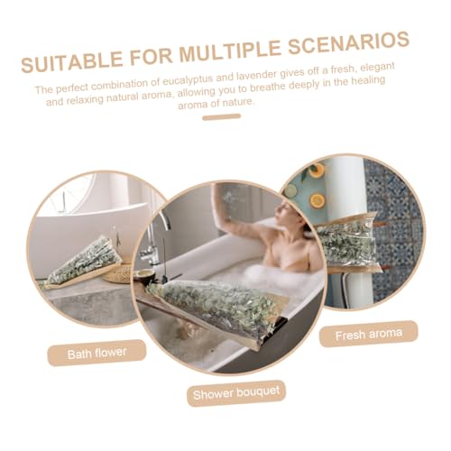 Ramillete seco de lavanda y eucalipto para ducha miniatura 3