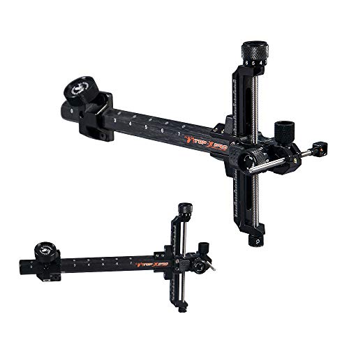 Archery Sights Compound Bow Sight Bracket 9 Inch Carbon Bracket Extension Can Micro Adjustment Shooting Target Sight For Compound Bow Competition Rh Lh - View #2