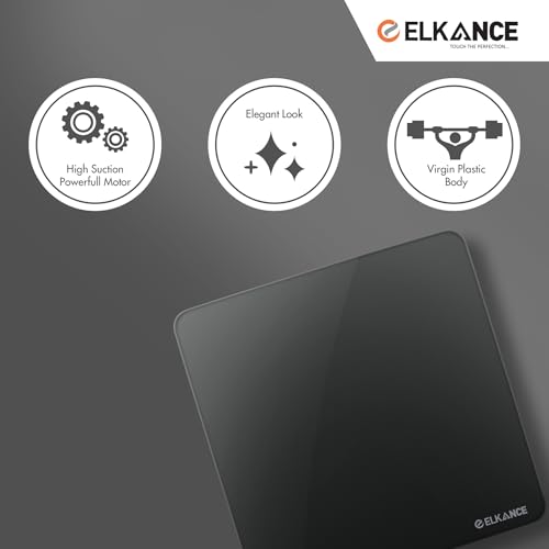 Image of Metal 150mm (6 Inches) Axial Exhaust Fan | BLDC Motor | 7W, 2400 RPM | Ideal for Modern Kitchen, Bathroom & Office | ABS PP Plastic Body | Premium Stainless Steel Front Panel | (Black)