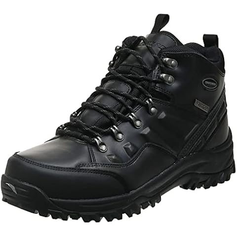 Skechers Men's Relment - Traven High Rise Hiking Boots, Black Black Bbk, 11 UK Cover