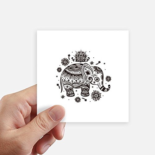 Sticker éléphant bleu pour masquer les rayures de PC 10cm - 2