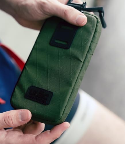 Funda Móvil Impermeable Ciclismo Cremallera Sellada Accesorios Cartera Teléfono Bici Maillot Bicicleta Estuche Acolchado Nylon Antirayaduras Tamaño Universal 17x9x1cm 75g (Turquesa) - imagen 7