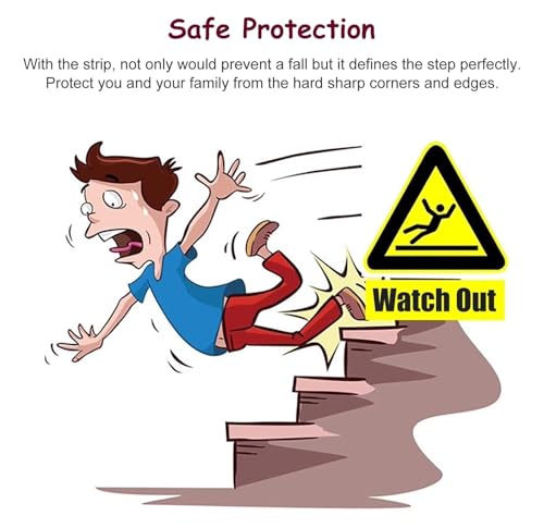 Protector de borde de aluminio para escaleras de exterior e interior en pack de 3 unidades duraderas 8