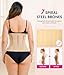 Nebility Waist Trainer for Women Tummy Control Shapewear Segmented Body Shaper Workout Girdle Cincher Postpartum Recovery Belt (X-Large, Beige)