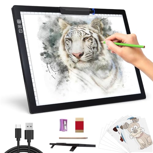 Tsocos A4-D28BLACK Rechargeable A4 Light Pad cover