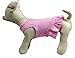 Pet Clothes Small Dog Clothing Blank Color Sport Dress T-Shirts Tee Dresses Tanks Top for Small Size Female Dogs Summer Spring Pet Costumes 100% Cotton (M, Pink)
