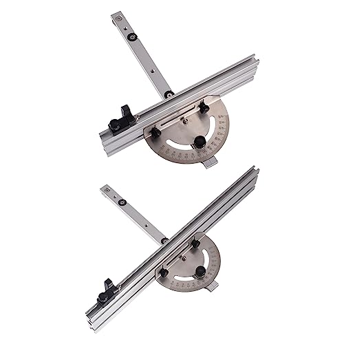 Image of CALANDIS Table Saw Miter Gauge Adjustable Aluminum High Accuracy Miter Saw Protractor 250Mm | 1 Miter Gauge