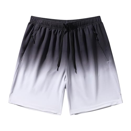 Men's Swim Trunks with Compression Liner Quick Dry Board Shorts Swimsuit Swimwear for Men with Zipper Pockets