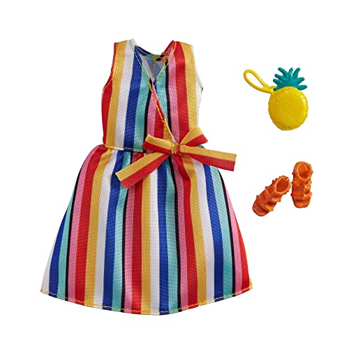 Barbie Complete Looks con vestido y accesorios miniatura 1
