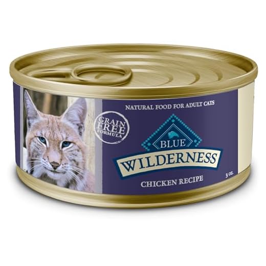 Blue Buffalo Wilderness High-Protein, Grain-Free Natural Wet Food for Adult Cats, Chicken Paté, 3-oz, 24-Pack