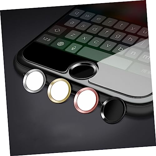 Uonlytech Adesivos De Metal Adesivos Para Telefone Botão Home Adesivo Botão De Metal Adesivo De Iden