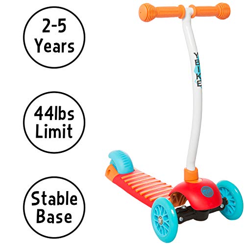 Ybike Kids Glx Cruze 3-Wheel Kick Scooter, Orange #TOP2