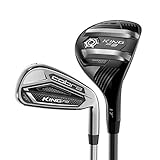 2018 Cobra King F8 Combo Iron Set (Set of 6 total clubs, Men's, Right Hand, Graphite, Reg Flex, 5H-6-GW)