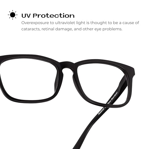 image for Readerest Blue Light Blocking Reading Glasses (Black, 1.50 Magnificati