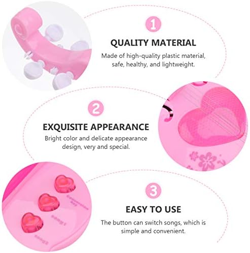 NUOBESTY Simulation Violin Toy, Kid' s Toy Violin Mini Violin Toy- Looking Instrument Early Childhood Education Toys Music Enlightenment Plaything 1Pc ( Rosy, Random Style ) 4 41moI64uwTL. AC