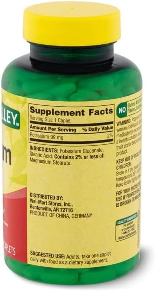 Miniatura 2 de SpringValley Potasio 99 mg - 250 cápsulas (paquete de 1)