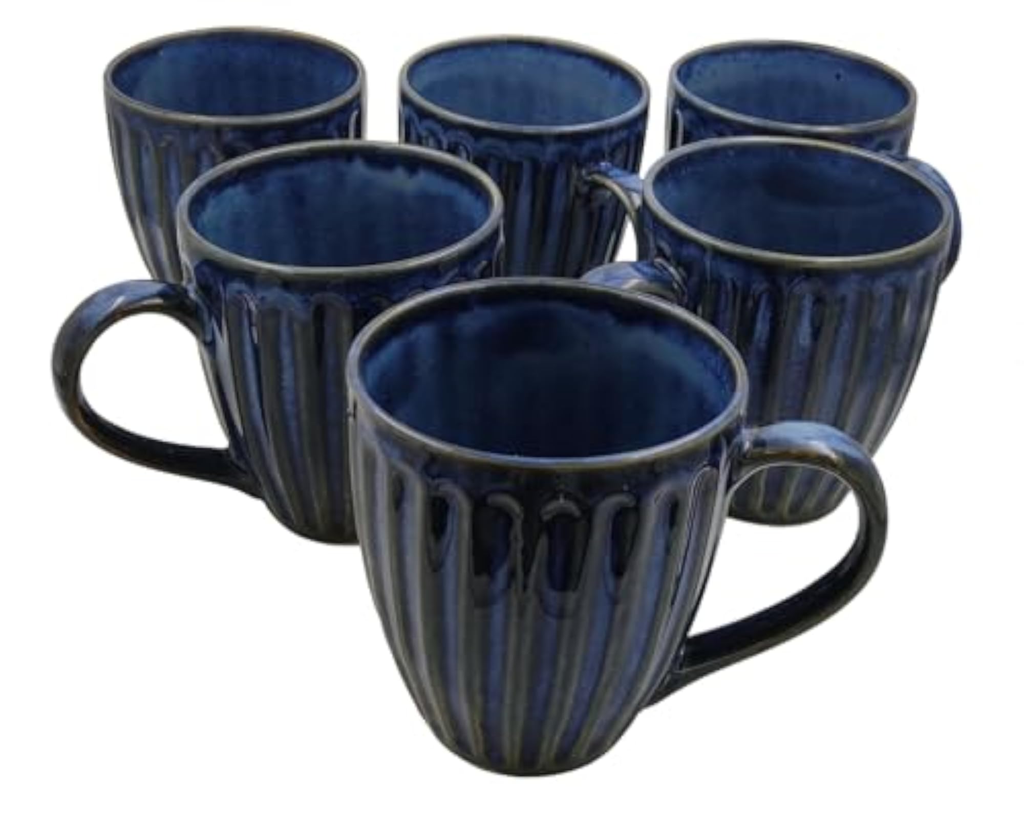Premium Ceramic Cup Set of 6, 250 ml