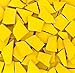 5 Pounds of Broken Talavera Mexican Ceramic Tile in Bright Yellow Solid Color