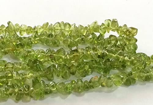 Peridot vert en fil de 8 pouces pour créer vos bracelets d'été bohèmes