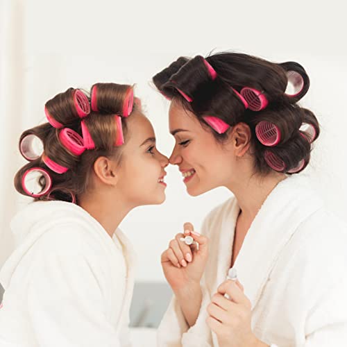 Bestienoly Hair Rollers For Long Hair, 29Pcs Velcro Rollers For Hair, Rollers Hair Curlers Jumbo Large Hair Roller Sets With Duckbill Clips And Comb, 3 Sizes Self Grip Hair Rollers For Long Medium Short Thick Fine Thin Hair Diy Hair Styles #TOP7