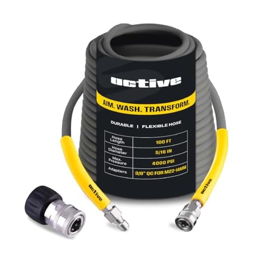 Active 100' Flexible Pressure Washer Hose