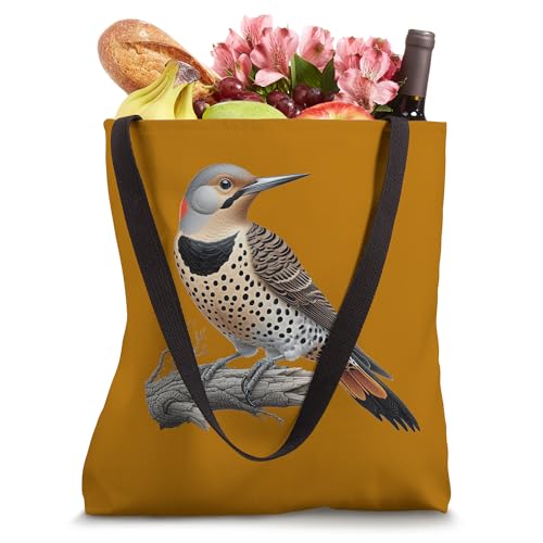 Bird Series Northern Flicker Tote Bag miniatura 4