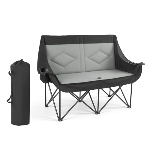 Image of VEVOR Double Camping Chair, Oversized Two Person Camp Chair with 660 lbs