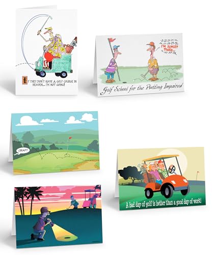 Stonehouse Collection Funny Golf Note Card Set