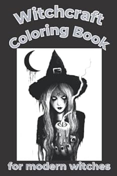Paperback Witchcraft Coloring Book for modern witches [Large Print] Book