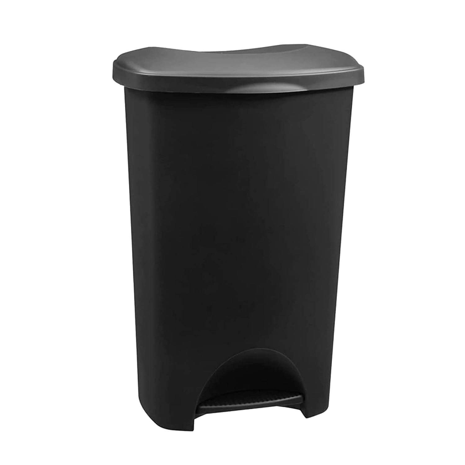 STAR SUPPLIES 50 Litre Soft Closing Metallic Grey Or Black Pedal Bin