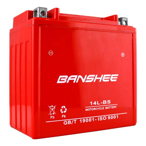 Banshee 14L-BS Motorcycle Battery For Harley-Davidson Xl Xlh Sportster 1200Cc 04-'19 cover