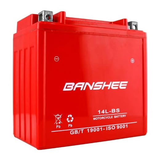 Banshee Replaces YTX14L-BS Motorcycle Battery for HARLEY-DAVIDSON XL XLH Sportster 1200CC 04-'19