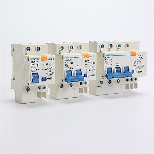 Disjoncteur différentiel DC 25V coupure thermique triphasée 3P